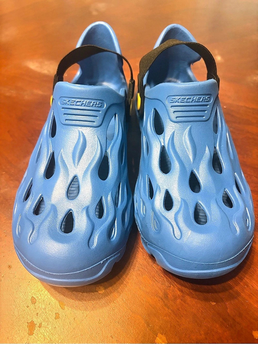 Skechers Foamies: Guzman Steps - Aqua Surge Blue Water Shoes